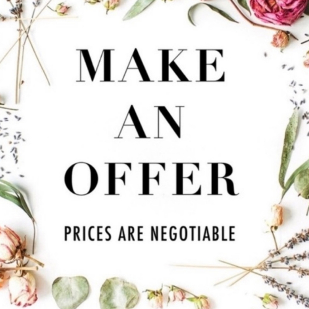 Prices are Negotiable
